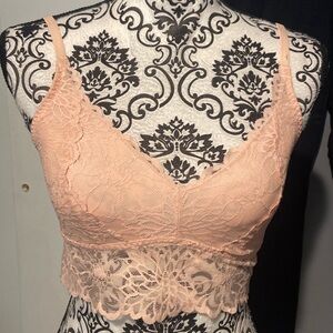🩷Pink Victoria’s Secret Lace Bralette Size Medium